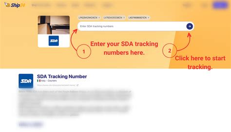 sda tracking number.